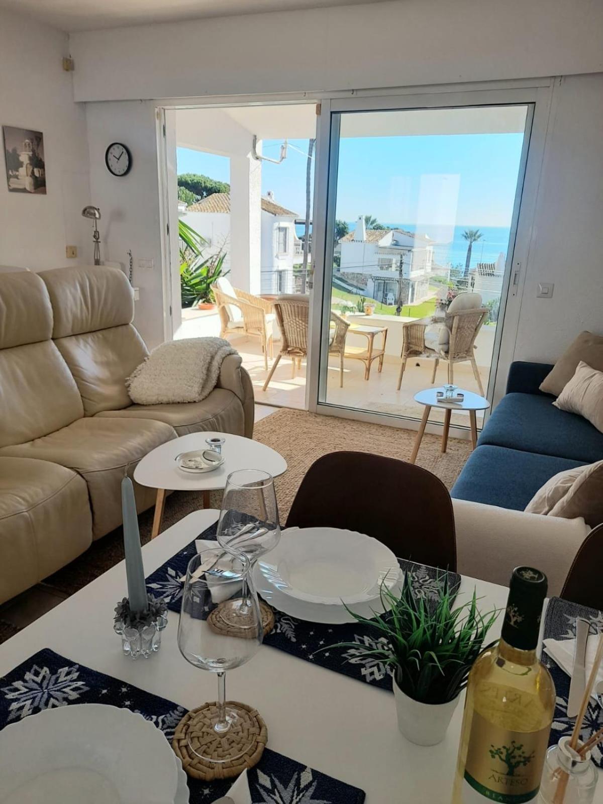 Beach House With Beautiful Sea View La Cala De Mijas Extérieur photo