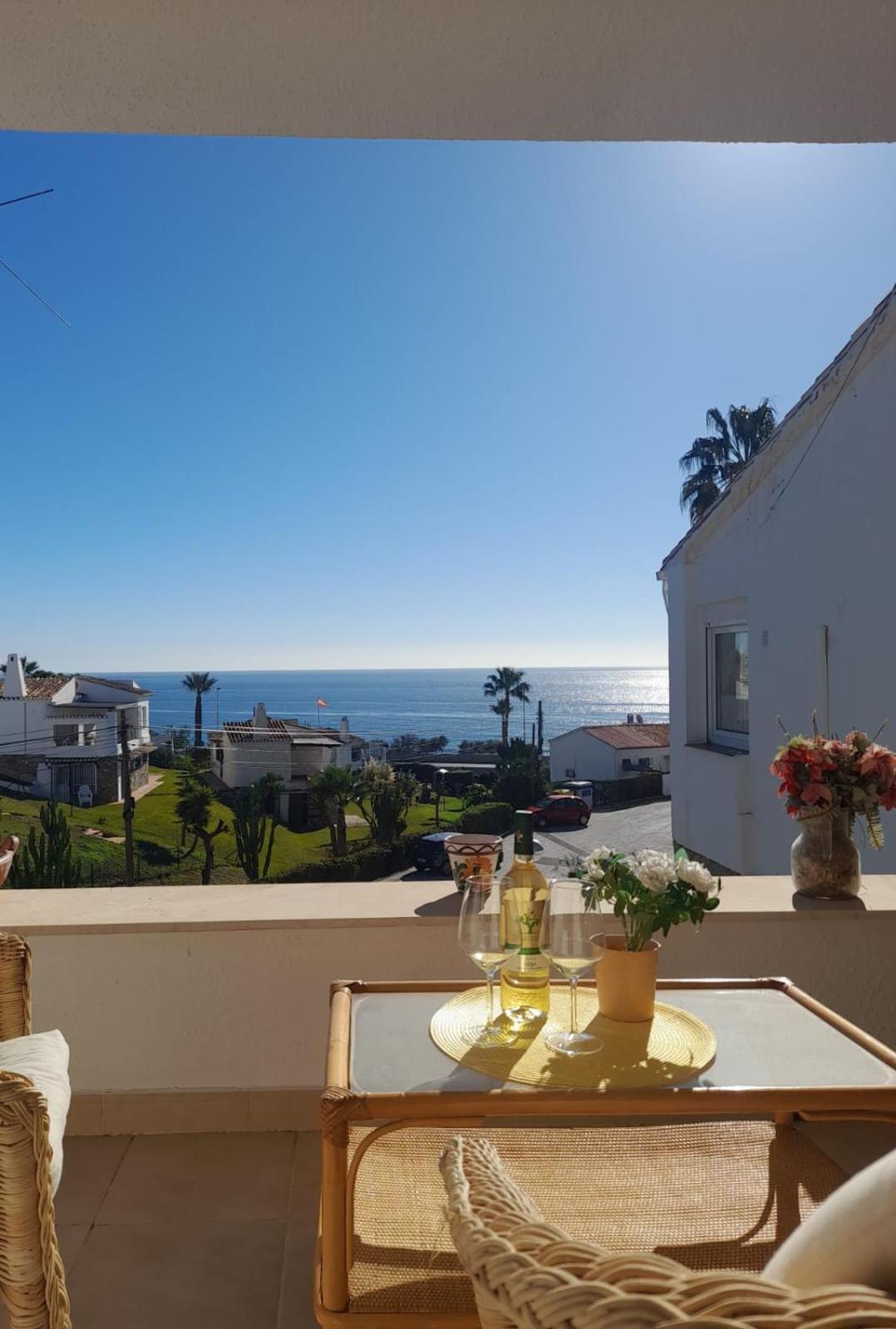 Beach House With Beautiful Sea View La Cala De Mijas Extérieur photo